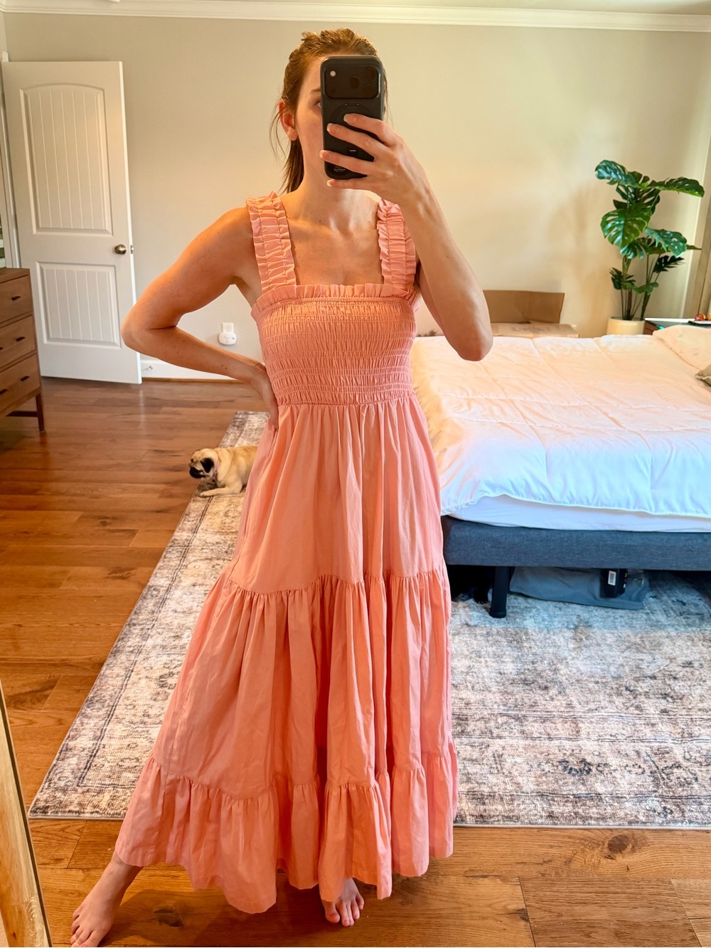 Abercrombie & Fitch Pink Maxi Sundress